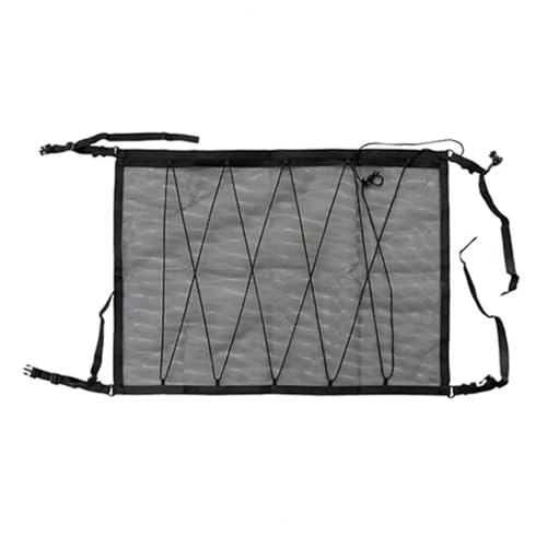 Filet de rangement pour toit de voiture avec zip pour camping et voyages en SUV