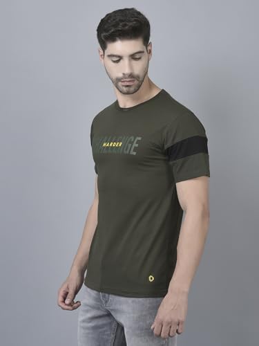 Image of Dollar Cotton Rich Fabric Solid Men's T-Shirt | Fashionable Prints | Embossed Logo Branding | Wide Array of Attractive Colours |