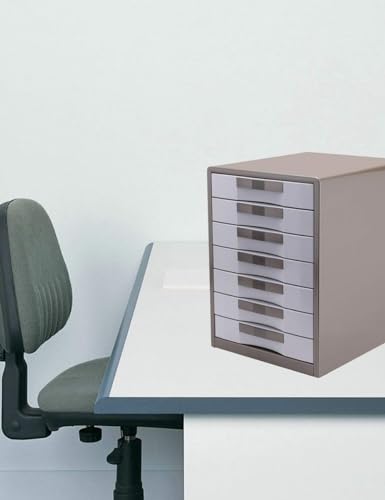 Armoire de rangement à 7 tiroirs bleu pour documents