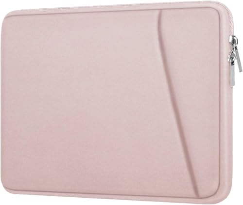 MostNow Laptop Case Durable Carrying Sleeve Bag Shockproof Protective Case Cover Handbags Briefcase Laptop Bag Compatible with MacBook Air/Pro HP Asus Lenovo Notebook Computer (Pink 14 inch)