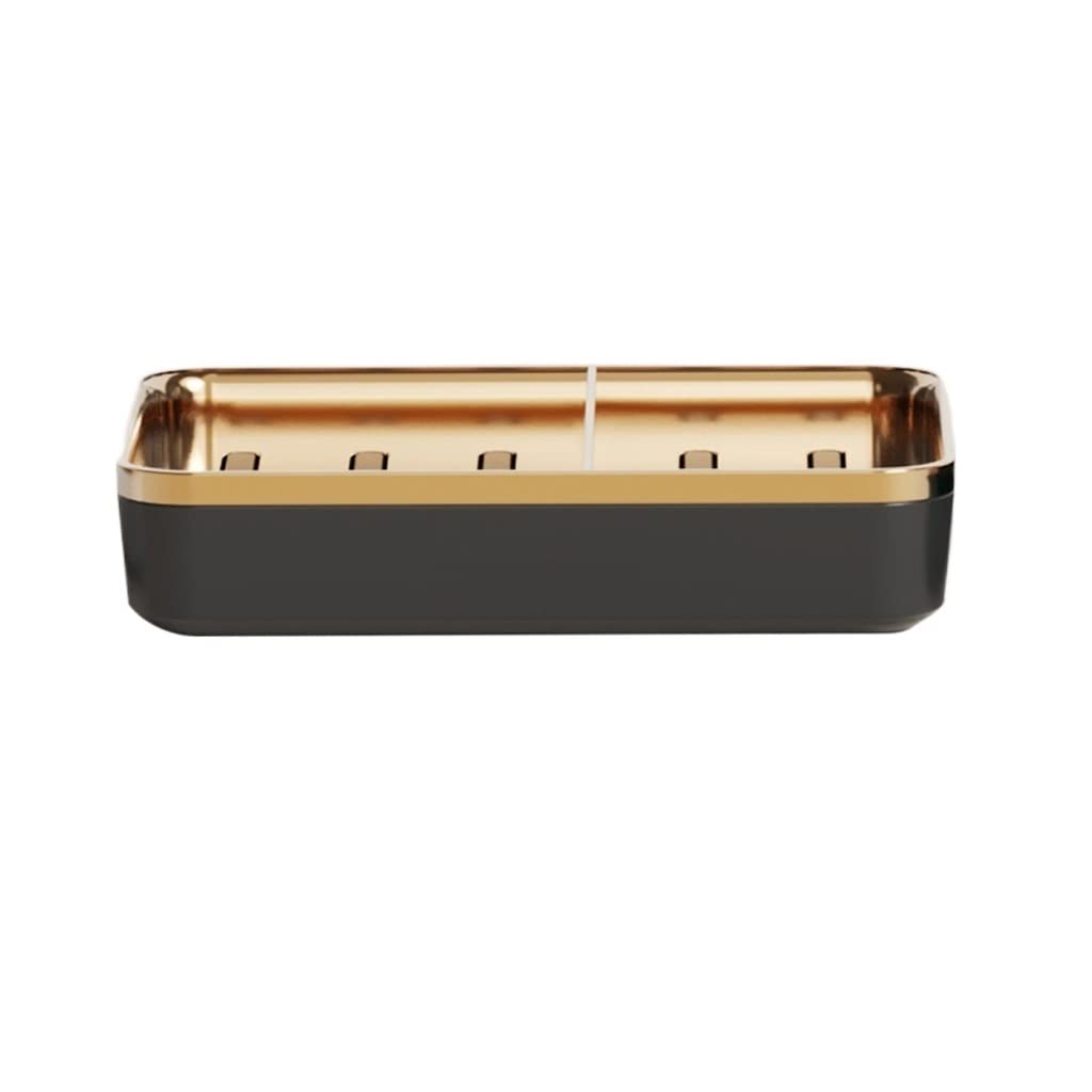 Soap Dish Drainage soap dish home punch-free wall-mounted soap box washbasin bathroom kitchen rectangular drain soap rack Soap Box