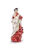 LLADRÓ Figura Mujer Alma Flamenca. Litofanía de Porcelana. Ornament de Porcelana