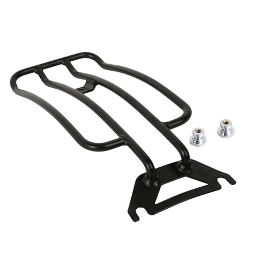 Soporte de portaequipajes de acero negro para chasis Harley Touring FLHTC FLHR Type A