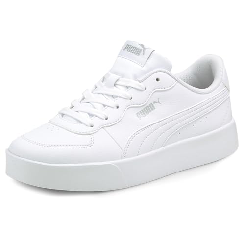 PUMA Womens Skye Clean Lace Up Sneakers Shoes Casual - White2