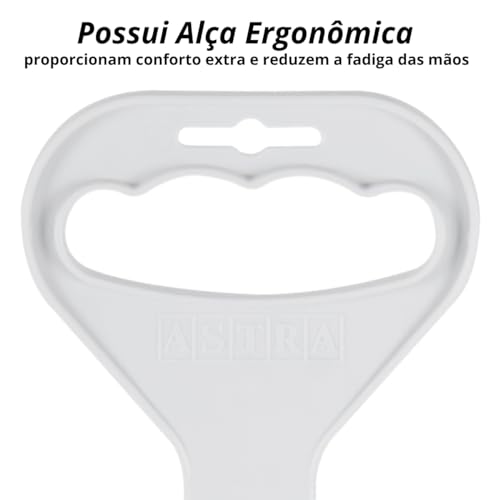 Suporte Alça Plástica Portátil Cinza Para Mangueira | Astra