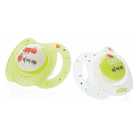 Chupetes Nuby Little Moments con nodos y asa brillante Cover