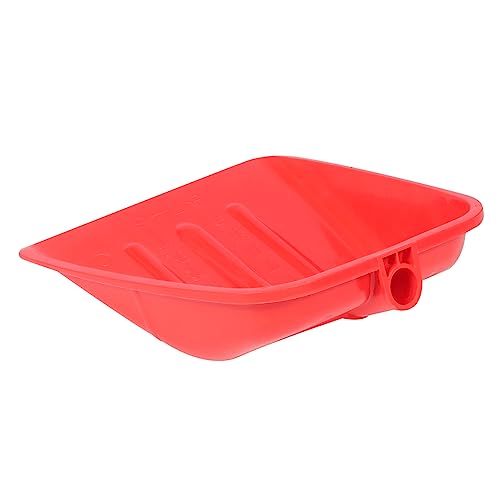 HEMOTON Replacement Plastic Shovel Head Thickened Tempered Steel Spade Snow Shovel Pusher Outdoor Farm Tool