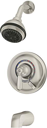 Symmons S-4702-STN-TRIM Kit de recambio para bañera y ducha, níquel satinado miniatura 1