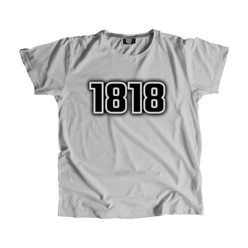 T-Shirt 1818 Unisex anti-déformation qui résiste aux lavages répétés