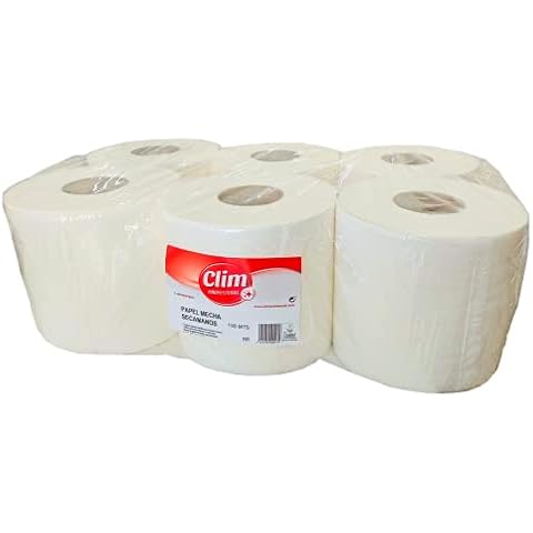 Rollos de Papel Secamanos Doble Capa Clim Profesional Cover