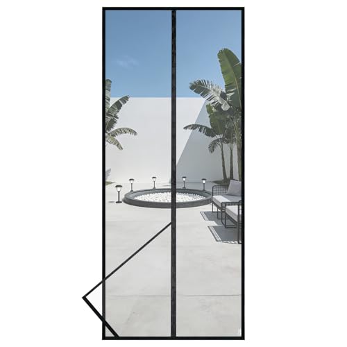 HOOMEE LightView Fliegengitter Tür für Balkontüren 90x200cm,...