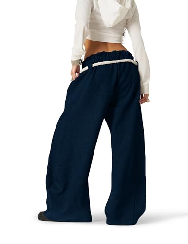 Image of Aelfric Eden Super Baggy Barrel Sweatpants Wide Leg Pants for Women Men Casual Elastic Waist Unisex Lantern Trouser Pants