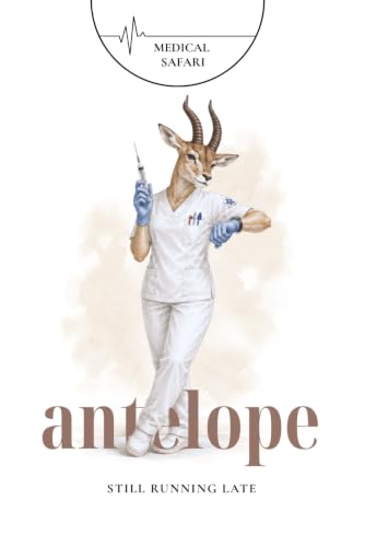 Medical Safari Notebook : Antelope | 100 Pages | 6x9: A Dot Grid Journal for Medical Students and Healthcare Professionals image 2