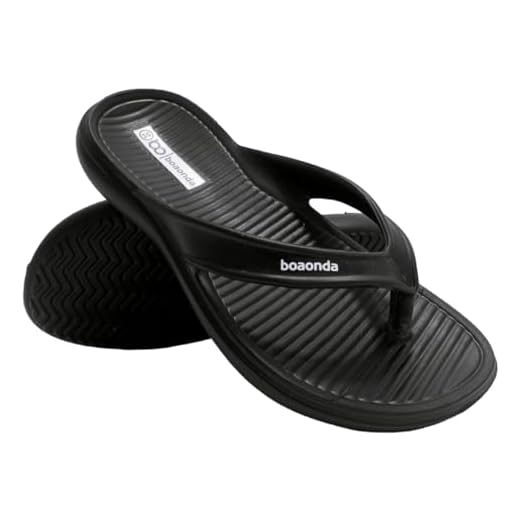 CHINELO FEMININO BOAONDA MOBI 2225 ORTOPÉDICO SUPER LEVE Cor:Preto;Tamanho:37