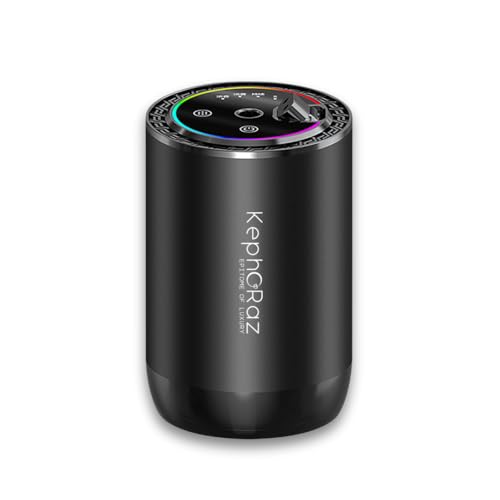 Image of Mist Pro - Premium Car Fragrance Diffuser with Dual Star Light Projection, RGB Ambient Light, AI Smart Start /Stop & Type-C Charging (Velvet Blaze)
