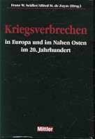 Kriegsverbrechen in Europa und im Nahen Osten im 20. Jahrhundert. 3813207021 Book Cover