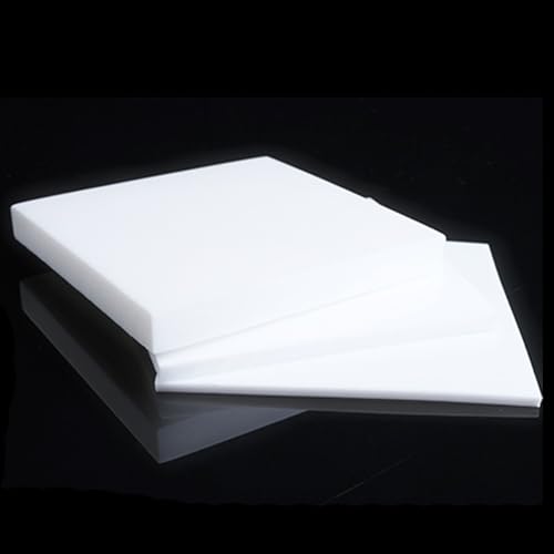 WANG TII DOO Placa De Politetrafluoroetileno, Lámina De Teflón, Chapa De PTFE, 200 × 300 Mm, Espesor De 0,5 A 20 Mm, para Aplicaciones Industriales Y De Bricolaje,3mm 1Pc