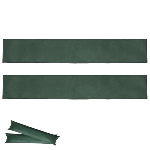 QWORK 2 Pack 150CM Water Activated Sandbags Reusable & Sandless Flood Barriers Water Absorption Bags for Home Garage & Basement