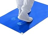 Sticky mat with Adhesive,Tacky pad,10 Packs of 30 Blue Sheets Each,for Construction,Science Lab Door...