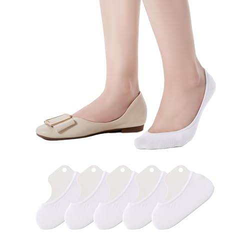 5 Pairs No Show Socks Women, Low Cut Ankle Sock