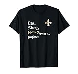 Photo Gallery maglietta new orleans tees: eat sleep repeat maglietta Photo Gallery maglietta new orleans tees: eat sleep repeat maglietta