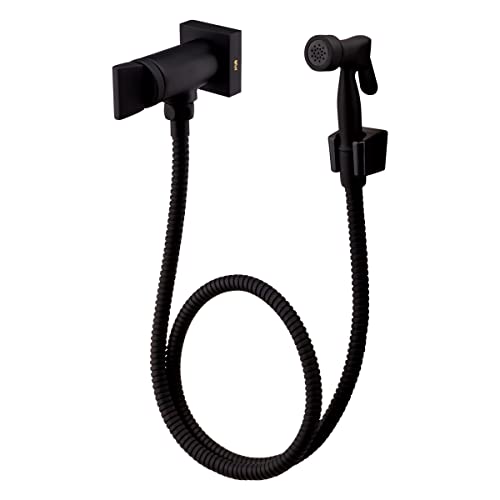 Ducha Higiênica Banheiro Flexível 1,20m Preto Fosco Prima 210 Fani