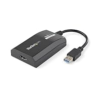 StarTech.com Adattatore da USB 3.0 a HDMI - Certificato DisplayLink - 1080p - Convertitore video da...