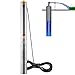 VEVOR Tiefbrunnenpumpe, 2 PS/1500 W, 230 V/50 Hz, 9,8 m³/h Durchfluss, 108 m Förderhöhe, mit 9,1 m Stromkabel, Edelstahl-Wasserpumpen für Industrie, Bewässerung und Heimgebrauch, IP68-Schutzart