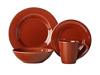Casa Domani Portofino Dinner Set 16 Piece Gift Boxed Terracotta