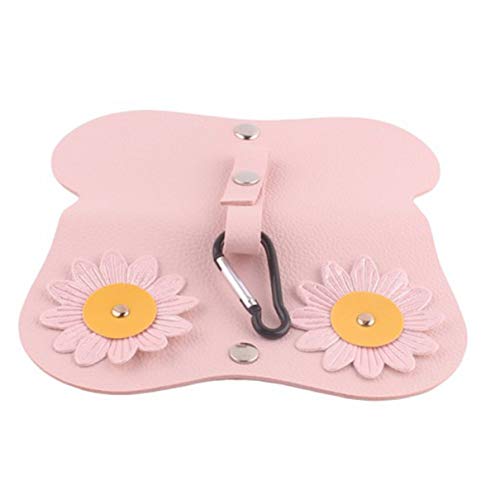 Glasses Case Portable Fashion Glasses Case Clip Bag Cute Heart Personality Sun Flower Daisy Sunglass