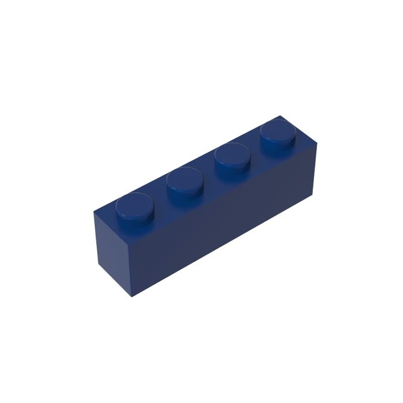 3010 Basic Bricks Brick 1x4 50 Pieces GDS-534 Compatible with Lego Building Blocks Color:Dark Blue