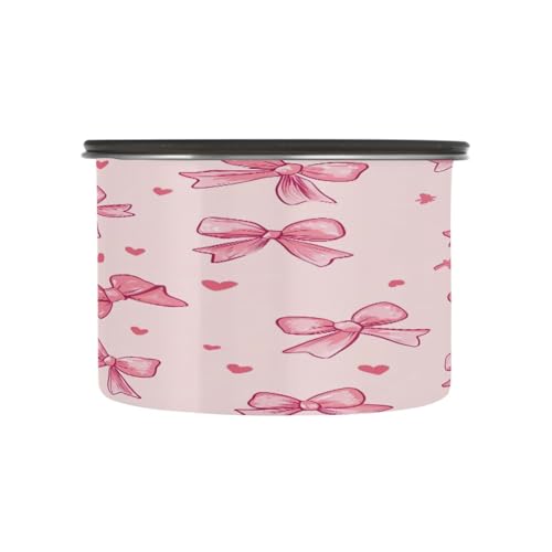 Envase Hermético para Café Qilmy Pink 17oz Acero