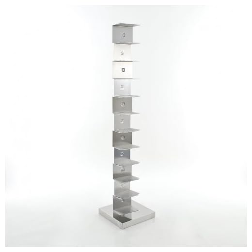 Opinion Ciatti Ptolomeo - Librero 160 acero inoxidable/base polished steel/160cm