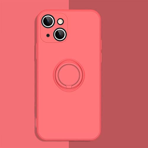 Coque silicone iPhone 12 rouge aubépine protection premium au toucher velours