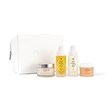 OSEA Bestsellers Bodycare Set - Pamper with a 4-piece Body Care Kit - Vegan Leather Pouch, Body Oil, Body Scrub, Body Balm, Body Butter - Vegan & Cruelty-Free - Ideal for Beauty Gifts - Travel Set