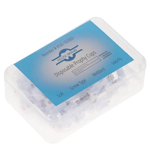 HSB 102001, HSB, Prophy Cups, Soft Screw Type, Webbed, 144/Pk, Case of 200 Boxes