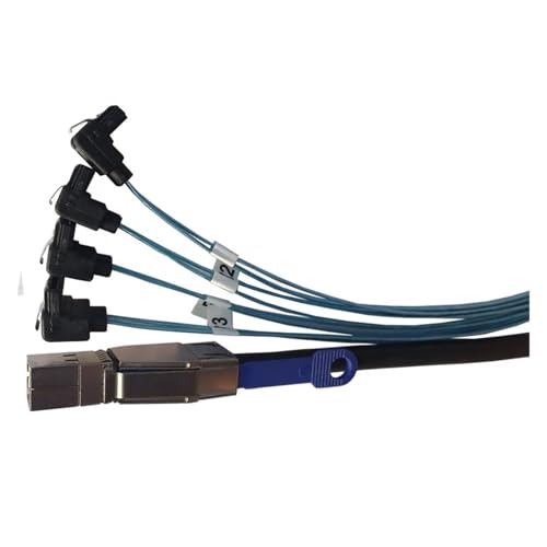 Cable Datos S-AS HD SFF-8644 a 4X 7Pin SATA 2 metros