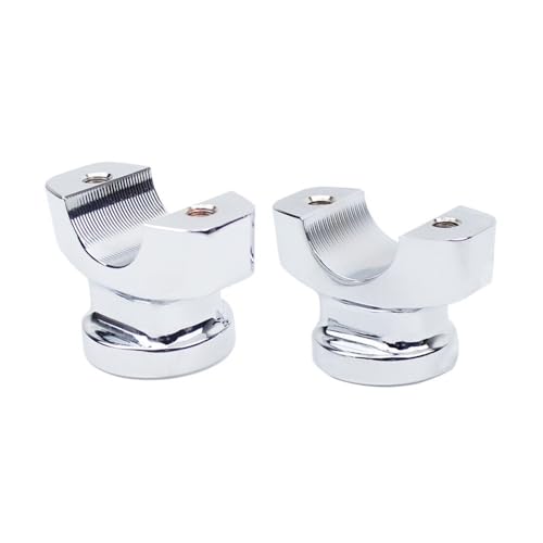 Kit rehausseurs guidon moto argentés 1.8" hauteur pour Breakout 107 114