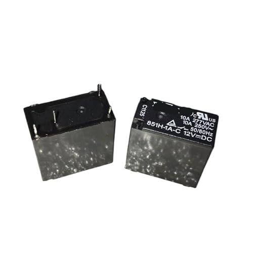 Relé 851H-1A-C 12VDC 10A para automoción componente de control eléctrico 2
