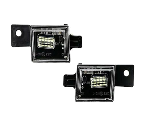 Luz LED de matrícula Chevy Silverado evita multas con iluminación clara de placa