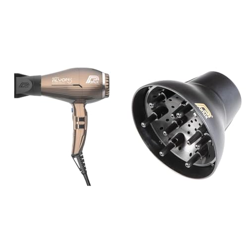 Sèche-cheveux céramique Parlux Alyon Bronze avec diffuseur Softstyler de qualité supérieure