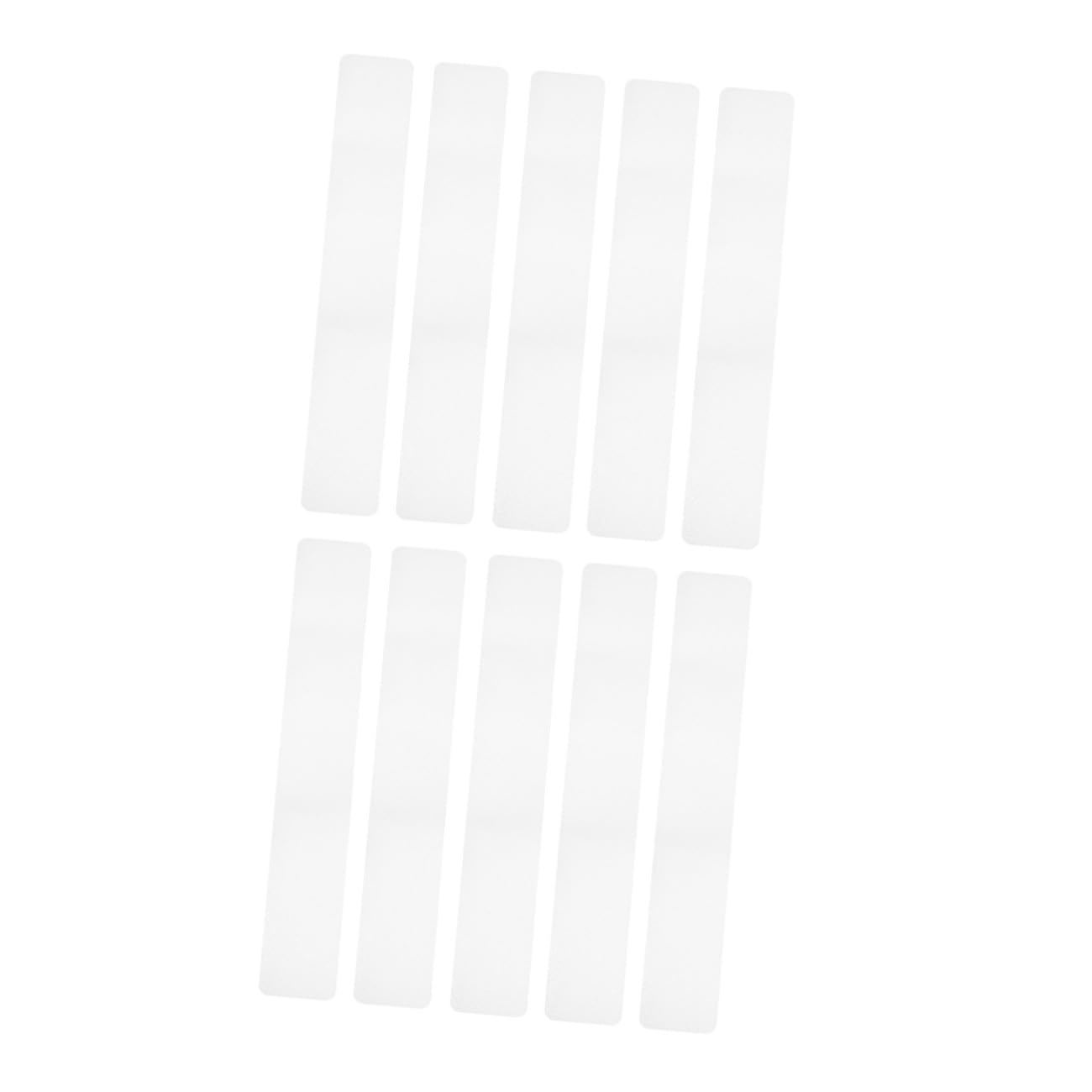 Sewroro Tiras Antideslizantes para Suelo Transparentes Cinta de Seguridad para Ducha y Escaleras Autoadhesivas 15x61 Cm Peva 10 Unidades, Uso en Baño y Hogar