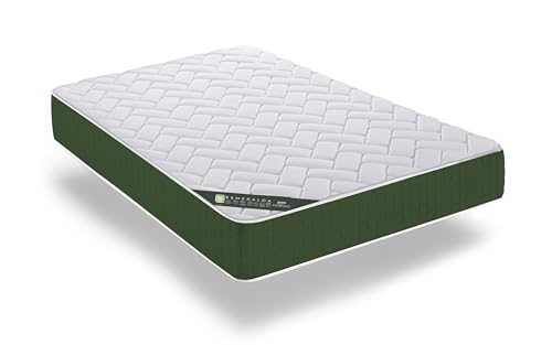 Dormio Esmeralda Colchón ViscoSoft reversible, Blanco, 150 x 190 x 24 cm