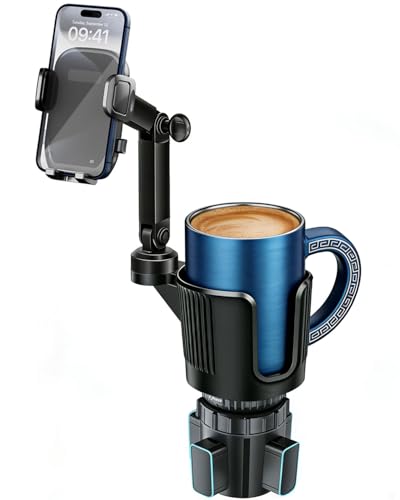 Cup Phone Holder For Car Cup Holder With Expandable Base