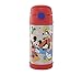 Produktbild Thermos kids FUNTAINER STRAW BOTTLE DISNEY 0,35 l, Mickey, Thermoflasche Kinder aus Edelstahl mit Trinkhalm, 12 h kalt, spülmaschinenfest, dicht ohne Kohlensäure, Disney Flasche für Kita, Schule