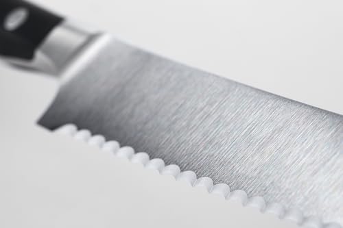 Image of Wusthof Classic IKON 8 inch Bread Knife, Black