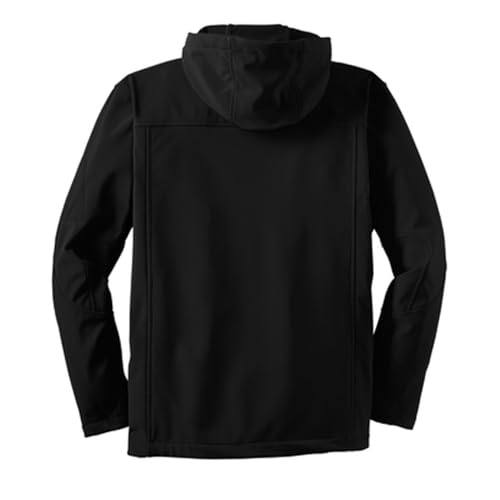 Dodge Demon Hooded Soft Shell Jacket – Water Resistant, Breathable, Embroidered in Detroit by DSC2