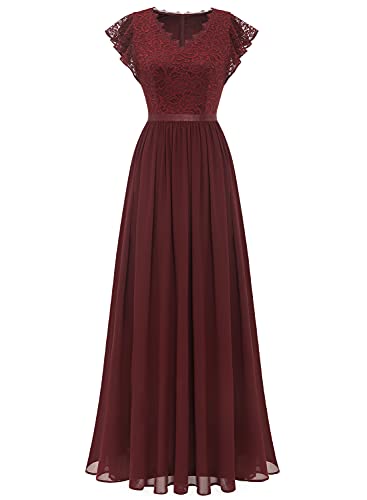 Dressystar Damen Elegant Abschlussballkleid Lang Maxi Chiffon Festlich...
