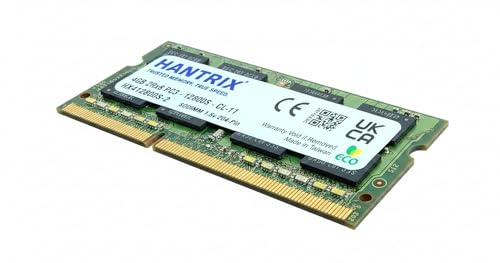 Image of 4GB DDR3 1600MHz Laptop RAM | 2RX8, PC3-12800S 1.5v SO-DIMM Memory Module for Notebook PCs | High-Speed DDR3 Upgrade
