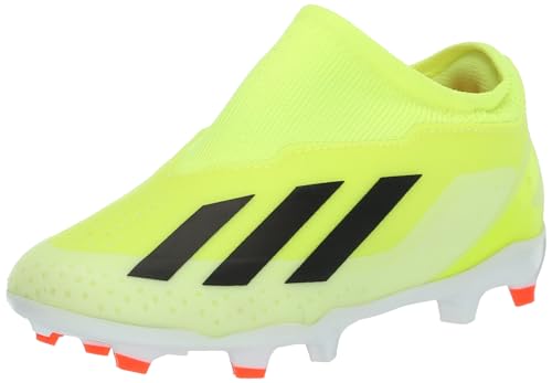 adidas Unisex-Child X Crazyfast League Laceless Firm Ground Sneaker